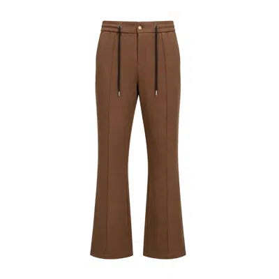 David Wej Men's Enzo Cotton Loose Fit Trouser - Brown