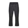 David Wej Men's Grey Enzo Cotton Loose Fit Trouser - Charcoal