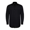 David Wej Men's Hugo Linen Pin Down Shirt - Black In Black