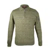 David Wej Men's Jayden Wool Polo Jumper - Green In Green