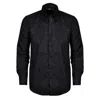 David Wej Men's Kensington Paisley Jacquard Shirt – Black In Black