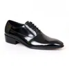 David Wej Men's Leather Classic Formal Shoes – Black In Black