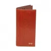 David Wej Men's Long Bifold Wallet – Brown In Brown
