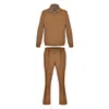 David Wej Men's Marcelo Relaxed Jacket Set – Brown In Brown