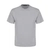 David Wej Men's Marco Cotton Crew Neck - Grey In Gray