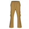 David Wej Men's Neutrals Ashford Loose Fit Cargo Trouser – Beige In Beige
