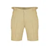 David Wej Men's Neutrals Hugo Linen Short With Side Adjuster - Beige