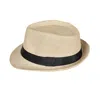 David Wej Men's Neutrals Trilby Straw Hat - Off White In White