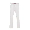David Wej Men's Paco Loose Fit High Waist Chinos Trouser In White In White