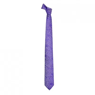 David Wej Men's Pink / Purple Floral Jaquard Tie – Lilac