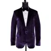 David Wej Men's Pink / Purple Maison Velvet Blazer – Purple In Pink/purple