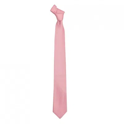 David Wej Men's Pink / Purple Plain Textured Tie – Pink