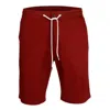 David Wej Men's Plain Drawstring Shorts – Rust In Beige