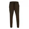 David Wej Men's Plain Drawstring Trouser – Khaki In Yellow