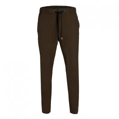 David Wej Men's Plain Drawstring Trouser – Khaki In Yellow
