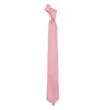 David Wej Men's Plain Textured Tie – Pink In Pink