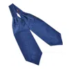 David Wej Men's Self Tie Paisley Cravat – Navy Blue In Blue