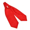 David Wej Men's Self Tie Paisley Cravat – Red In Red