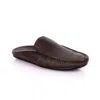 David Wej Men's Soft Leather Slip On Loafers – Brown In Brown