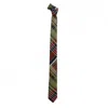 David Wej Men's Textured Check Tie – Red Green In Multi
