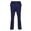 David Wej Men's Vanguard Stretch Denim Loose Fit Drawstring Trouser – Dark Blue In Blue