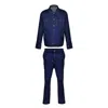 David Wej Men's Vanguard Stretch Denim Set - Dark Blue In Blue