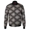 David Wej Men's Velvet Geometric Glitter Bomber Jacket – Gold In Gold
