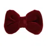 David Wej Men's Velvet Pretied Bow Tie – Red In Red