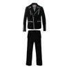 David Wej Men's Washington Corduroy Biker Set  - Black In Black