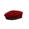 David Wej Men's Wickliffe Wool Beret – Burgundy In Red