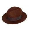 David Wej Men's Wool Fedora Hat – Brown In Brown