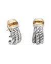 David Yurman 14k & Silver Citrine Renaissance Earrings (authentic )