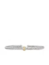 David Yurman 14k Yellow Gold Cable Flex Station Bracelet