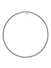 David Yurman Sterling Silver Box Chain Necklace In 银色