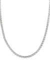 David Yurman 14kt Yellow Gold And Sterling Silver Box Chain Necklace In Silver
