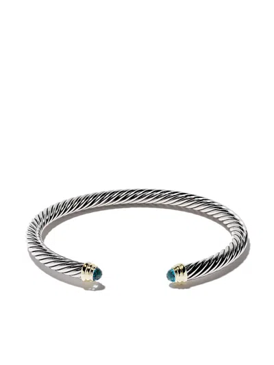 DAVID YURMAN 14KT YELLOW GOLD AND STERLING SILVER CLASSIC CABLE BRACELET (5MM),B03934S4ABT12930252