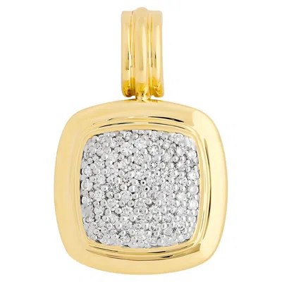Pre-owned David Yurman 18 Karat Yellow Gold Diamond Pendant