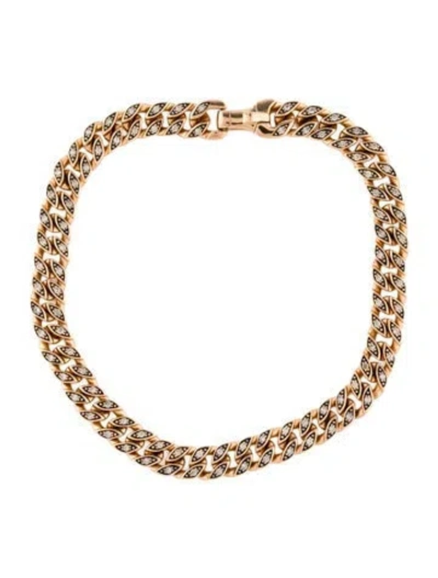 Pre-owned David Yurman 18k Curb Chain Bracelet, 7.75" In Multi