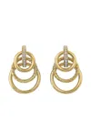 David Yurman 18k Gold Dy Mercer® Diamond Earrings