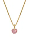 David Yurman 18k Gold Petite Pavé© Sapphire Necklace