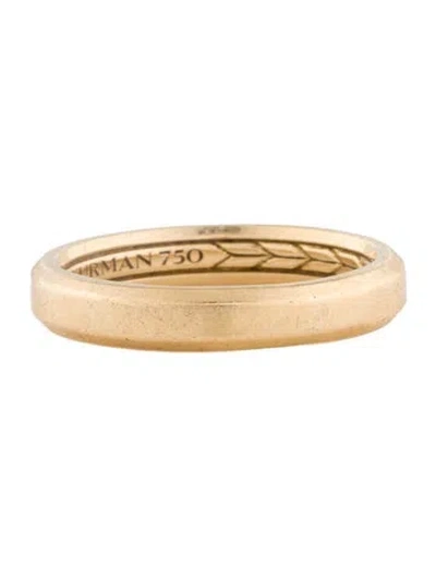 Pre-owned David Yurman 18k Streamline Band In Multi