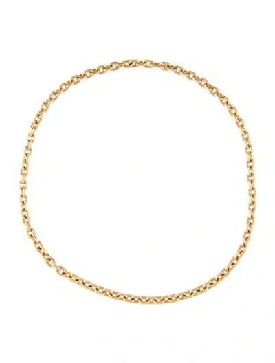 Pre-owned David Yurman 18k Streamline Chain Necklace, 22" In Multi