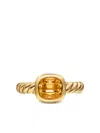 David Yurman 18k Yellow Gold Dy Mercer® Citrine Ring In Gold