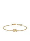 David Yurman 18k Yellow Gold Petite Pavé Initial Diamonds Bracelet