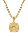 David Yurman 18k Yellow Gold Petrvs Horse-amulet Necklace In Gold
