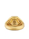 David Yurman 18k Yellow Gold Streamline® Pietersite Signet Ring In Gold
