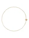 David Yurman 18k Yellow Gold Toggle-chain Pearl Necklace In Gold