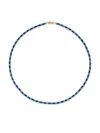 David Yurman 18kt Yellow Gold Beaded Multi-stone Necklace In Gold