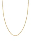 David Yurman 18k Yellow Gold Box-chain Necklace In 金色