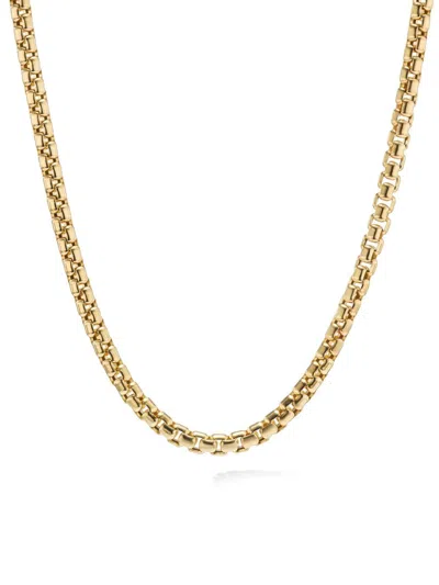 David Yurman 18kt Yellow Gold Box Chain Necklace